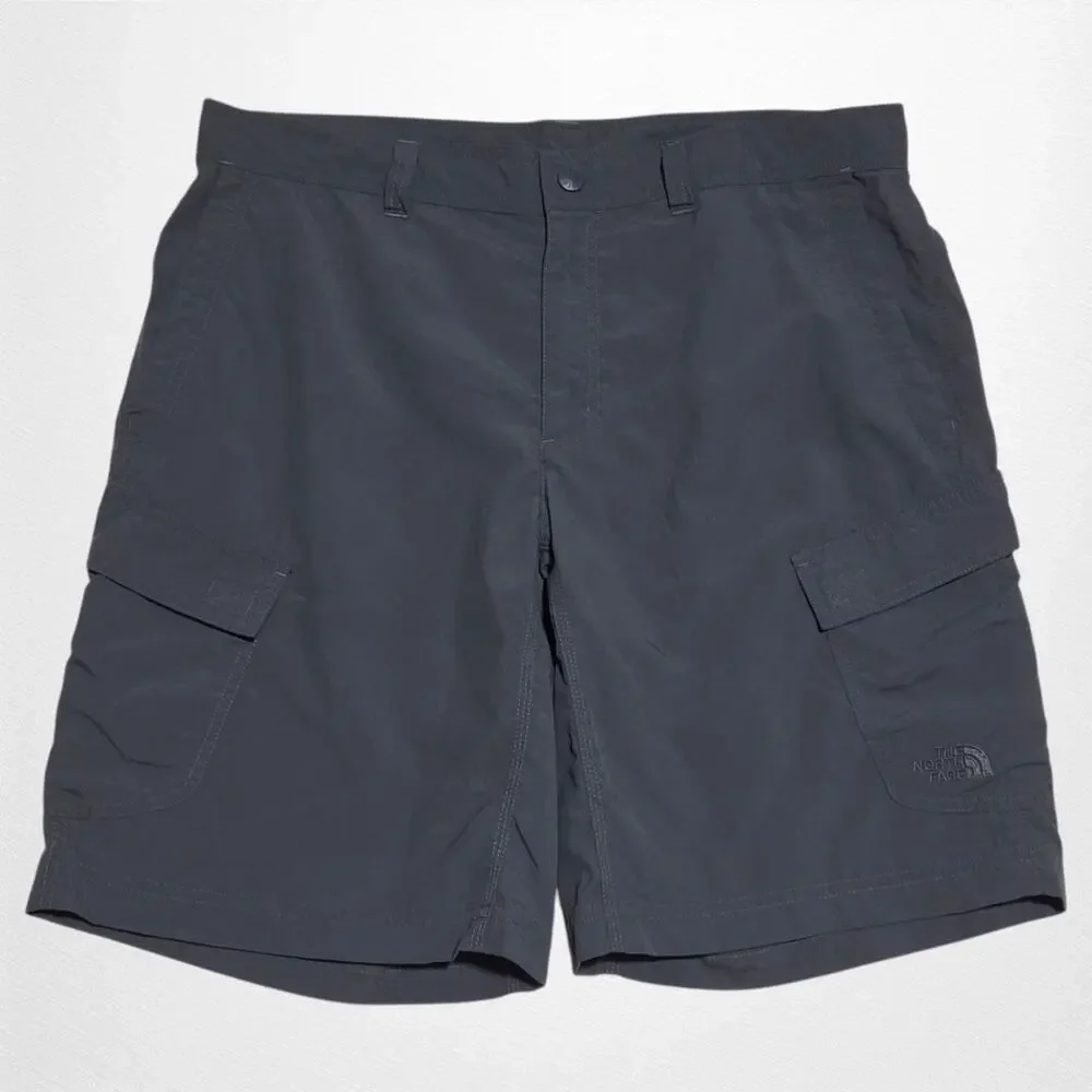 The North Face Mens Hiking Ripstop Cargo Shorts Size 36 x‎ 10 Dark Gray Outdoor